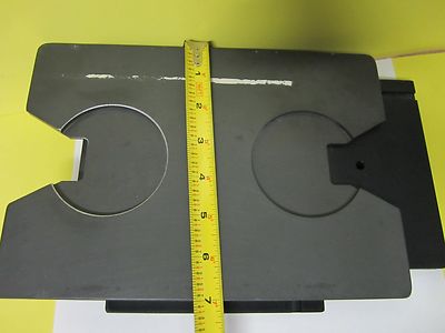 MICROSCOPE PART STAGE TABLE for WAFERS OPTICS AS IS BIN#U3