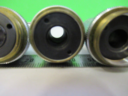 BAUSCH LOMB LOT OBJECTIVE 3.5X 10X 43X MICROSCOPE PART AS PICTURED G8-A-20