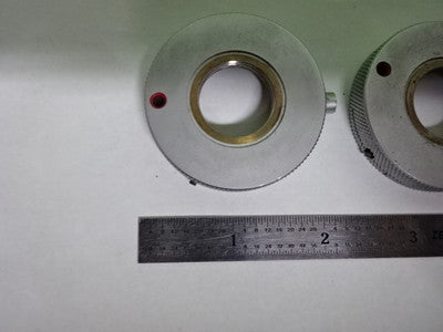 Microscope Part Lot 2 Ea Phaco Objective Adapters Ernst Leitz Optics B