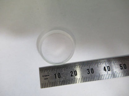 OPTICAL  MIL SPEC BK7 CIRCULAR PLANO CONCAVE LENS OPTICS AS PICTURED 80-B-14