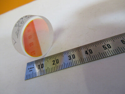 OPTICAL FLAT 532nm DICHROIC MIRROR FILTER HP OPTICS AS PICTURED hp-g2500