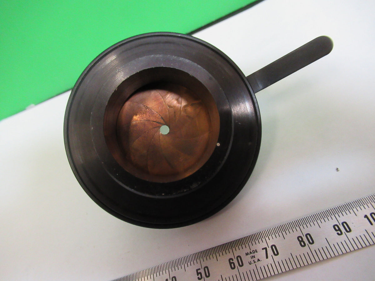 BAUSCH LOMB CONDENSER + IRIS OPTICS MICROSCOPE PART AS PICTURED 80-B-26