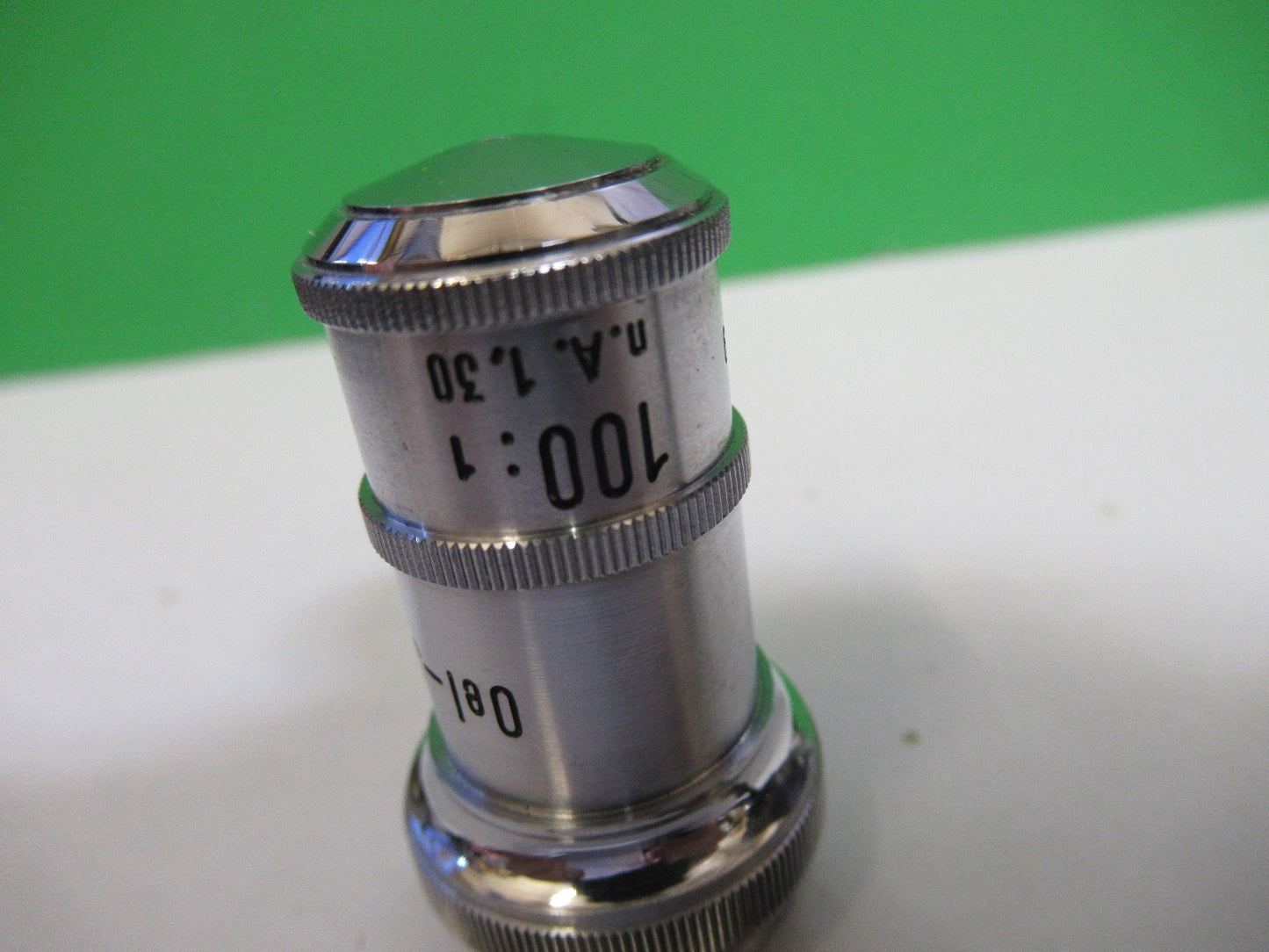SEIBERT WETZLAR 100X GERMANY OBJECTIVE LENS MICROSCOPE PART AS PICTURED U9-A-18