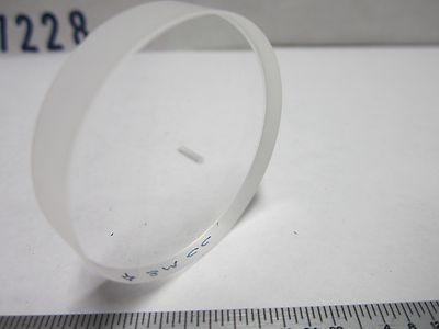 OPTICAL FILTER UV ULTRAVIOLET WAVELENGTH WITH HOLE LASER OPTICS AS IS BIN#Q9-08