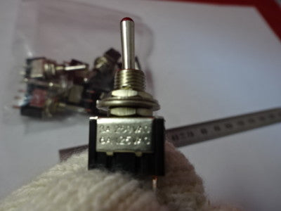 LOT 9 EA TEMPORARY SWITCH MINI TOGGLE 6A 125V NICE &6-A-21