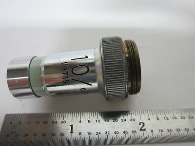 MIKROSKOP-OBJEKTIV VICKERS UK ENGLAND 10X METALLOGRAPH OPTICS BIN#G5-24