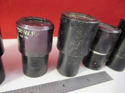 FOR PARTS LOT EYEPIECES OCULAR LENSES OPTICS MICROSCOPE PART AS PICTURED #13-30