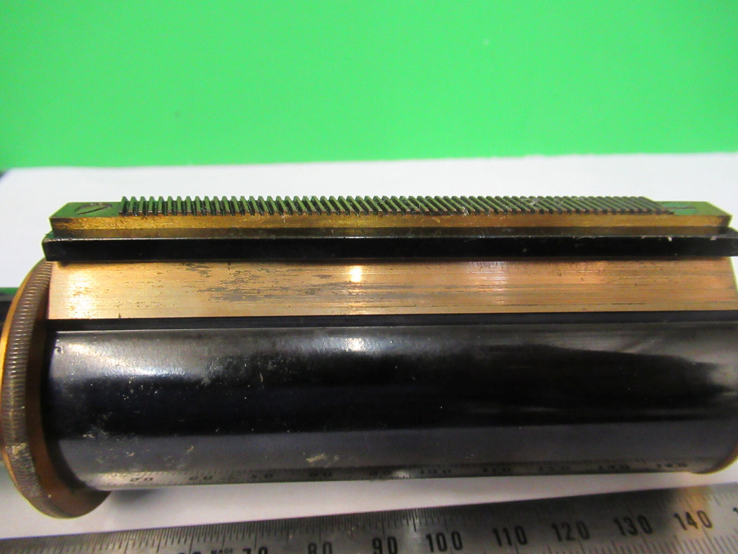 ANTIQUE BAUSCH LOMB TUBUS BRASS MICROSCOPE PART AS PICTURED S1-B-03