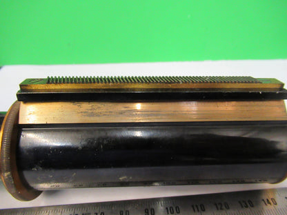 ANTIQUE BAUSCH LOMB TUBUS BRASS MICROSCOPE PART AS PICTURED S1-B-03