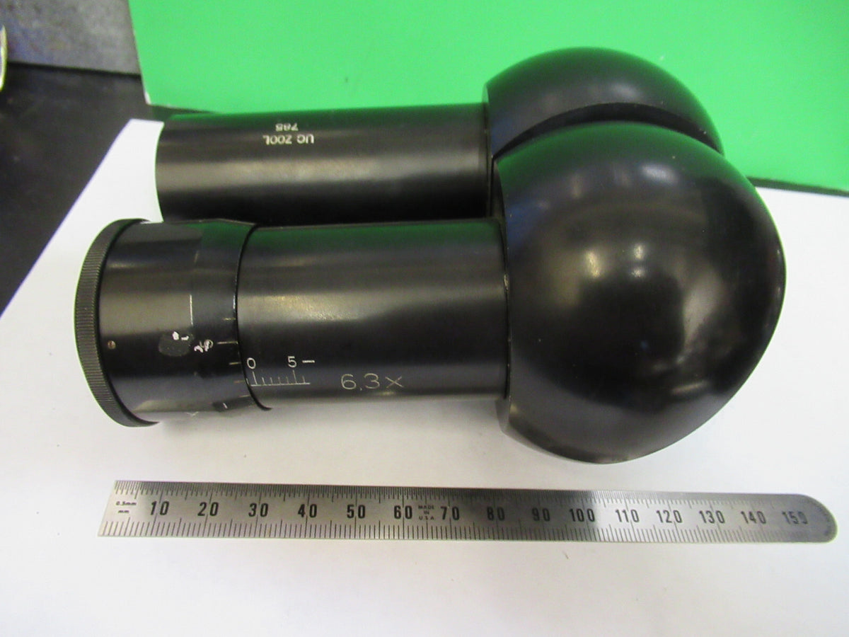 CARL ZEISS BINOCULAR HEAD STEREO OPTICS MICROSCOPE PART AS PICTURED S1-B-86