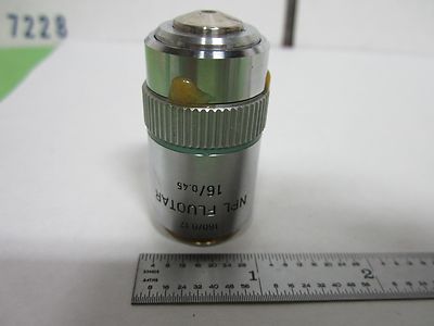 Microscope Objective Ernst Leitz Germany 16X Npl Optics