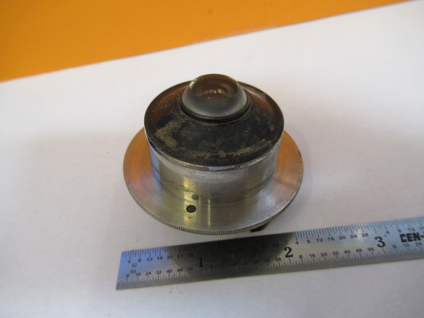 ANTIQUE ERNST LEITZ GERMANY OPTIK CONDENSER MICROSCOPE PART AS PICTURED 8M-A-78B