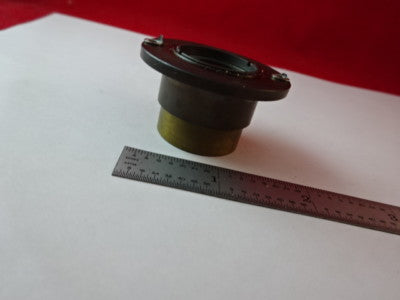 Carl Zeiss AG Germany Brass Mounted Lens IN35 Microscope Part