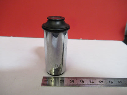 ANTIQUE AO SPENCER 5X LENS OCULAR EYEPIECE MICROSCOPE PART AS PICTURED T9-A-21