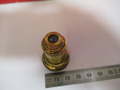 ANTIQUE BRASS BAUSCH LOMB LENS OBJECTIVE MICROSCOPE PART AS PICTURED T9-A-15