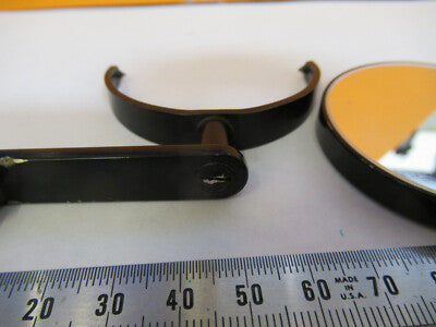 ANTIQUE BRASS SPENCER MIRROR ASSEMBLY MICROSCOPE PART AS PICTURED &F1-A-22