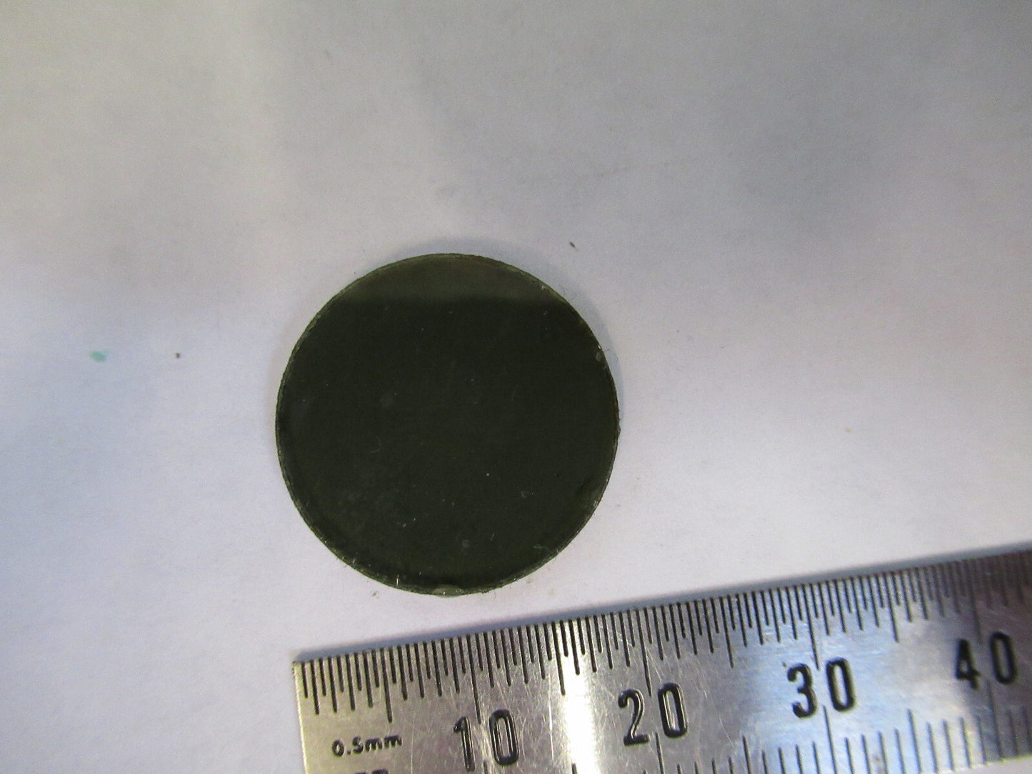 OPTICAL POL POLARIZER GLASS FILTER MICROSCOPE PART OPTICS AS PICTURED S1-B-18