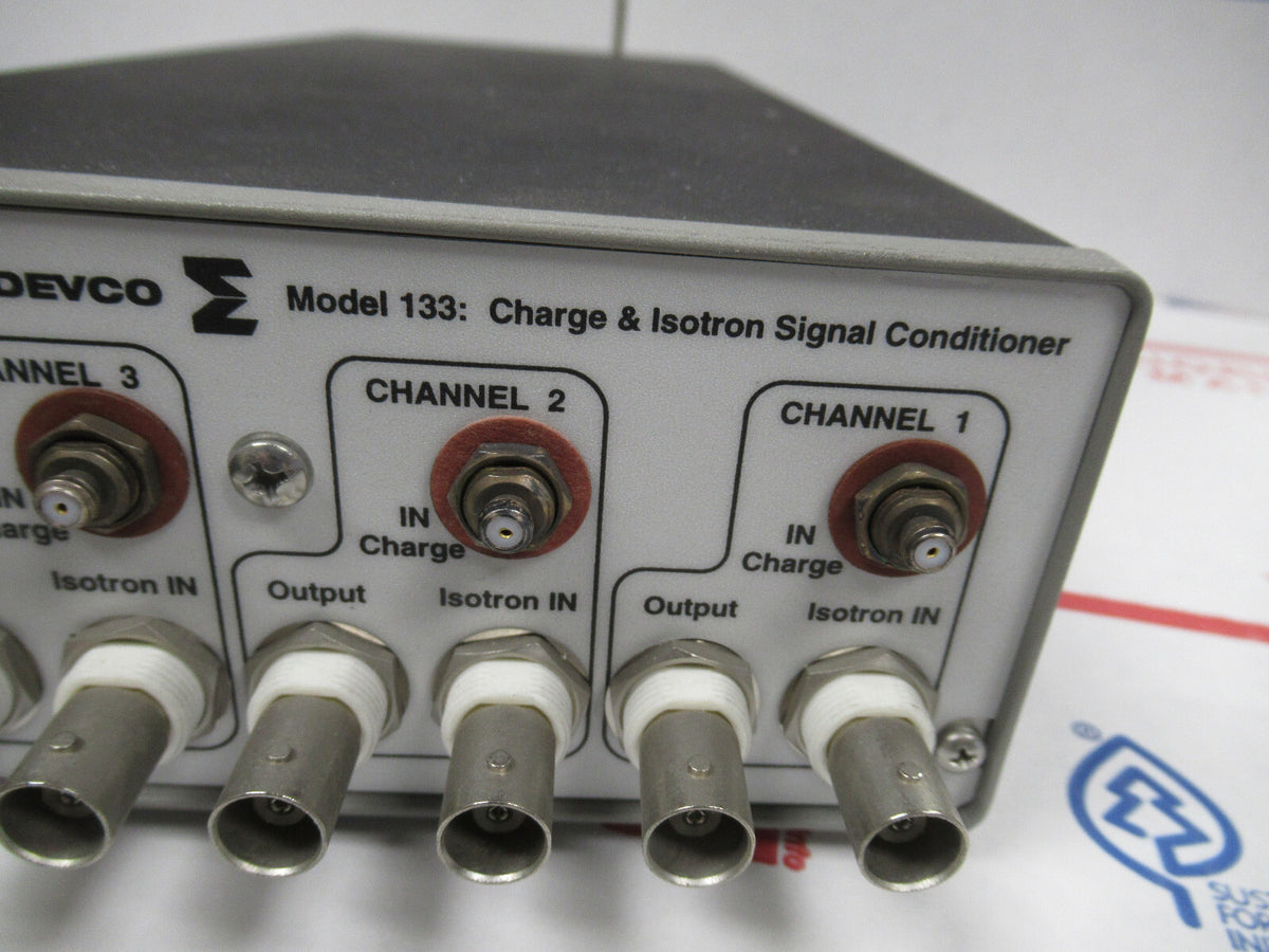 MEGGITT ENDEVCO 133 CHARGE ICP SIGNAL CONDITIONER for ACCELEROMETER TEST AS PIC