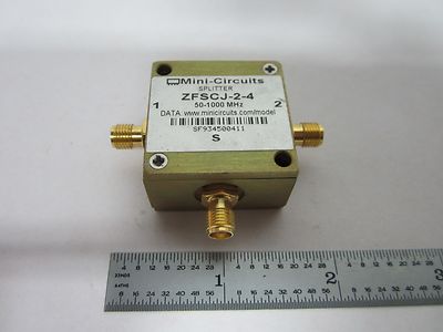 MINI CIRCUITS ZFSCJ-2-4 POWER SPLITTER GHz RF MICROWAVE FREQUENCY BIN#J6-20