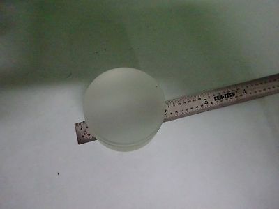 MICROSCOPE PART OPTICAL LENS DIFFUSER FROSTED CONVEX THICK AS IS OPTICS BN#V7-26
