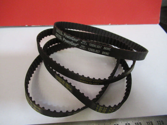 LOT RUBBER BELTS GATES 120XL  120XL037 AS PICTURED G4-A-13