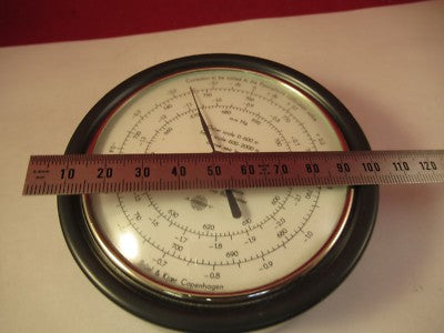 BRUEL KJAER DENMARK BAROMETER PRESSURE ATMOSPHERIC GAUGE AS PICTURED &66-A-24