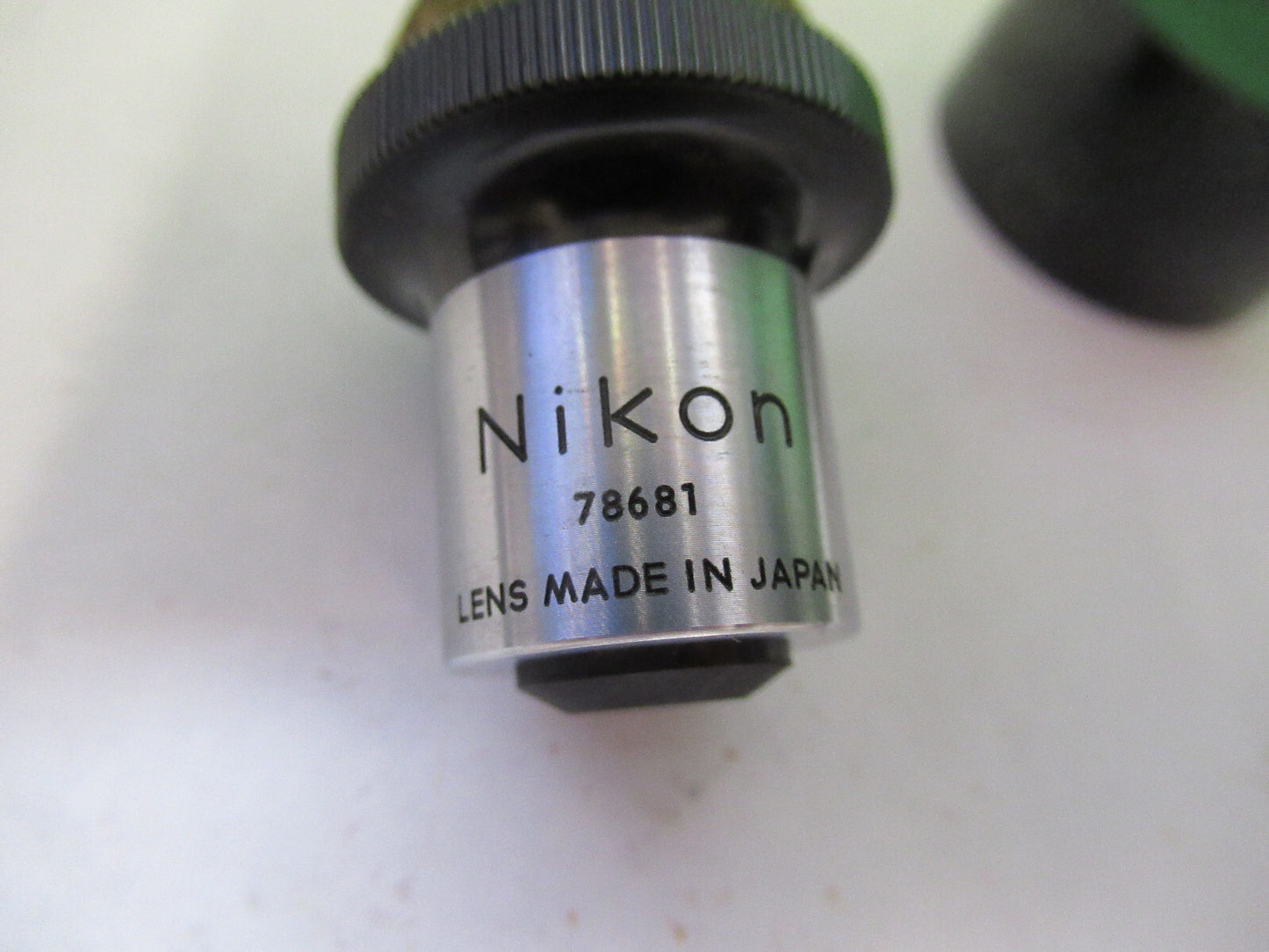 NIKON JAPAN OBJECTIVE  4X LENS OPTICS MICROSCOPE PART AS PICTURED &G2-A-101