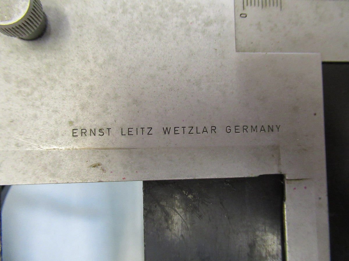 Antique Ernst Leitz Germany Metal Xy Stage Table Microscope Part
