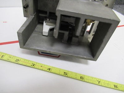 LEICA DMR GERMANY STAGE MICROMETER HOLDER MICROSCOPE PART AS PICTURED #FT-3-09