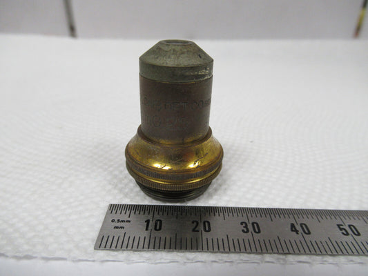 Optical Vintage Microscope Objective 10X Bausch & Lomb Optics
