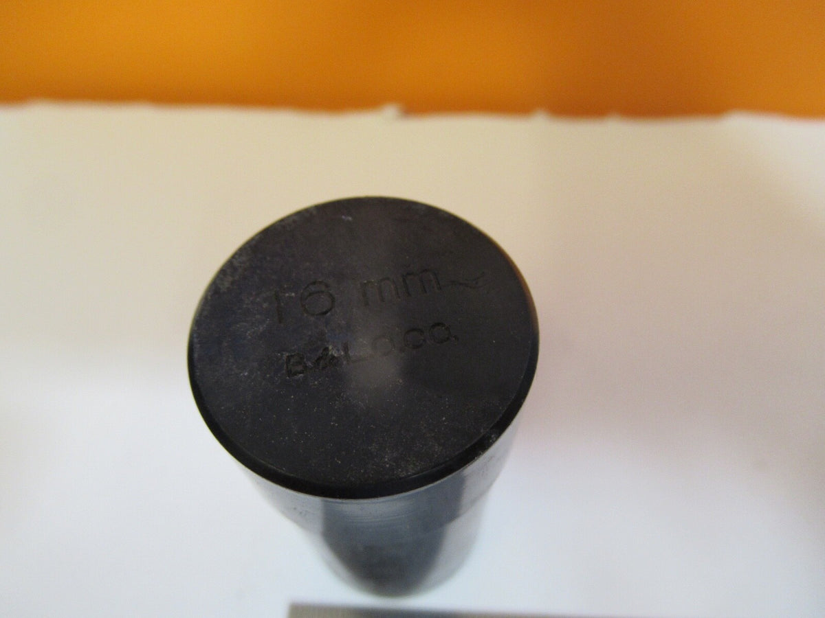 EMPTY BAUSCH LOMB OBJECTIVE CONTAINER 16mm MICROSCOPE PART AS PICTURED &A4-A-45