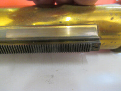 Antique Bausch & Lomb Brass Tubus Ext nosepiece Microscope Part AS Pic