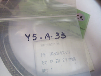 MEGGITT VIBRO-METER CP231 HIGH TEMP PIEZO PRESSURE SENSOR AS PICTURED Y5-A-33