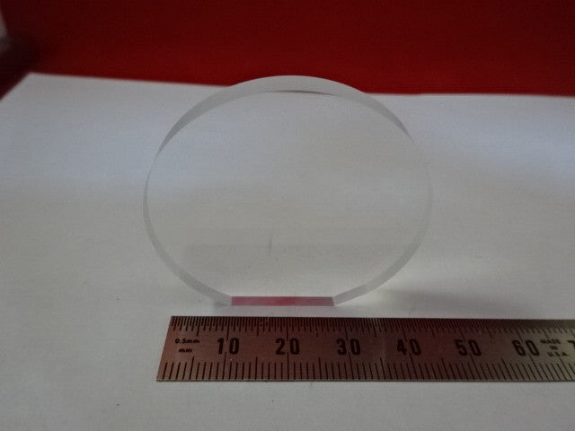 Wafer Very Thick Polished Synthetic Quartz Single Crystal Rare