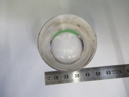 OPTICAL PLANO CONCAVE LENS THICK GLASS MIL SPEC OPTICS AS PICTURED V3-A-08