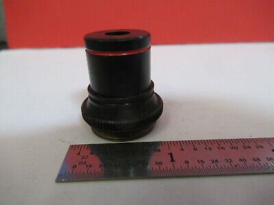 NIKON JAPAN  4X OBJECTIVE LENS MICROSCOPE PART OPTICS AS PICTURED #B1-A-61