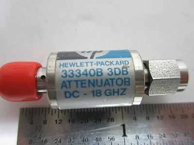 HP Attenuator 33340B 3 dB DC-18 GHz RF Microwave Frequency Hewlett