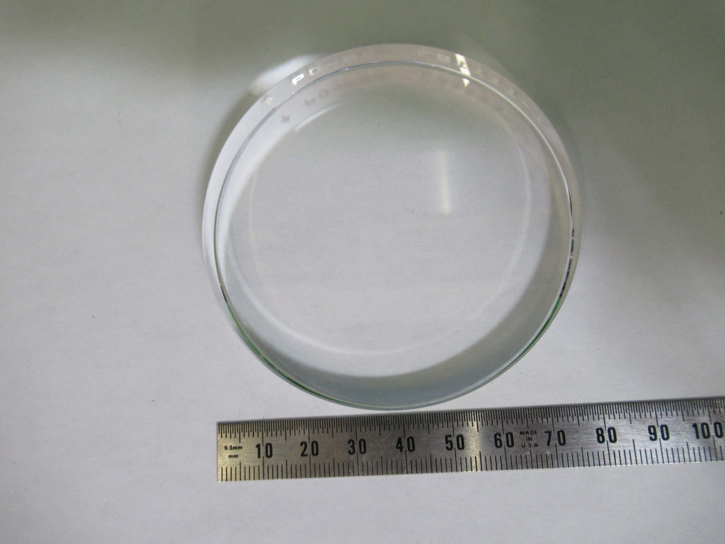 OPTICAL FLAT UNCOATED FUSED SILICA PRO ZYGO LASER OPTICS AS PICTURED 98-A-06