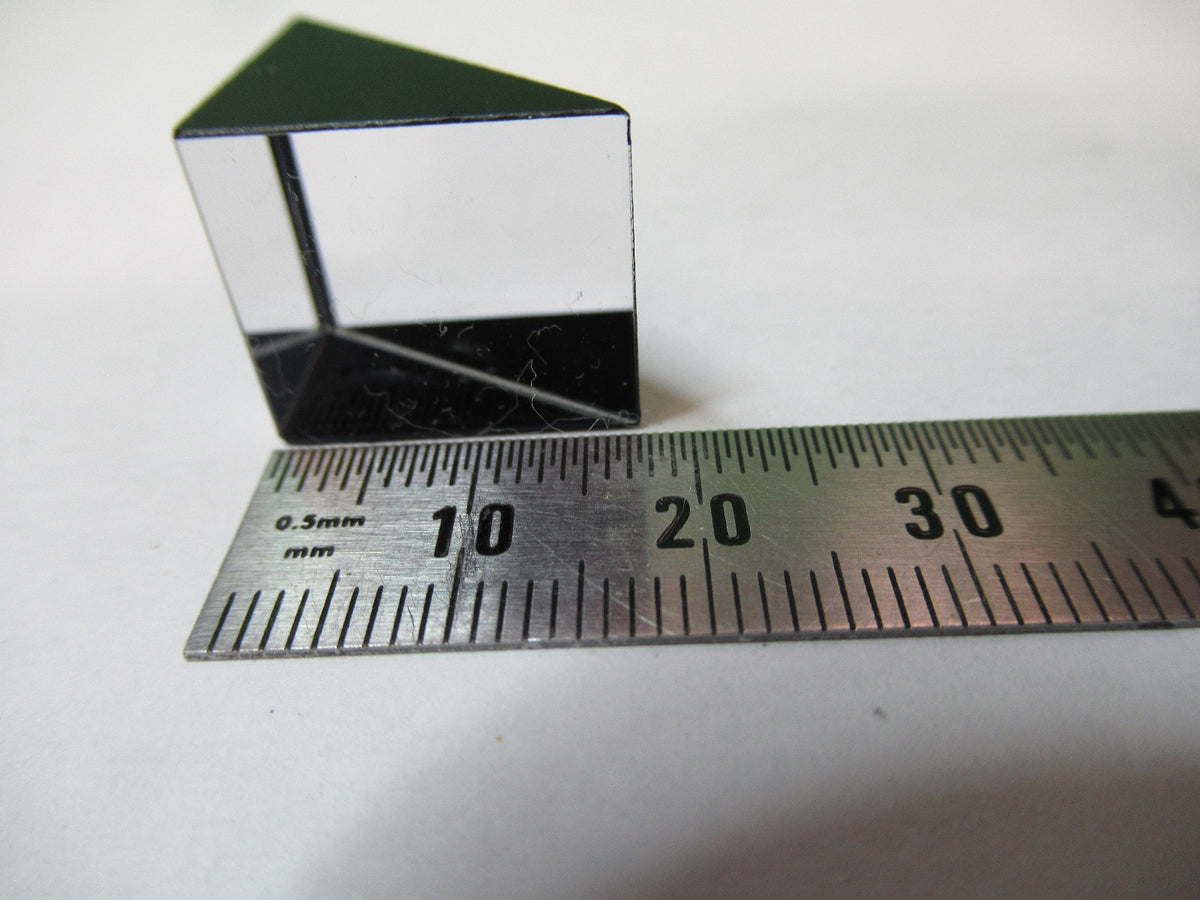 OPTICAL PRISM GLASS OPTICS  MICROSCOPE PART AS PICTURED T5-A-92