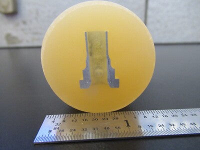 METALLOGRAPHIC SPECIMEN WELDING SAMPLE EDUCATIONAL STUDY AS PICTURED &A9-A-24