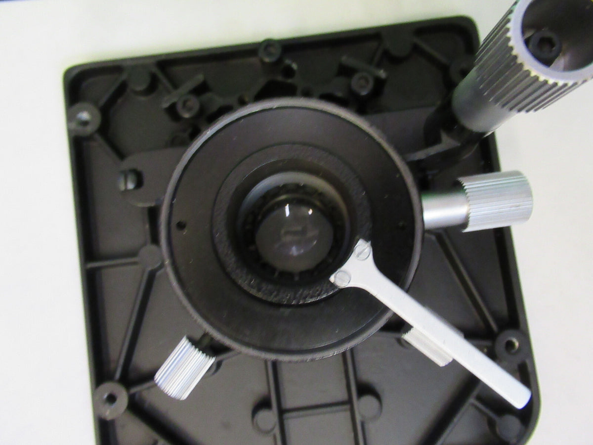 LEITZ WETZLAR GERMANY XY STAGE SM-LUX MICROSCOPE PART AS PICTURED X2-A-45