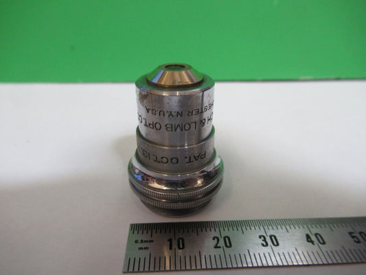 BAUSCH LOMB 10X OBJECTIVE OPTICS LENS MICROSCOPE PART as pictured Q5-B-07