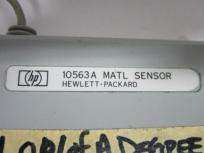 HP 10563A MATL MATERIAL SENSOR HEWLETT PACKARD AS IS  BIN#J4-01