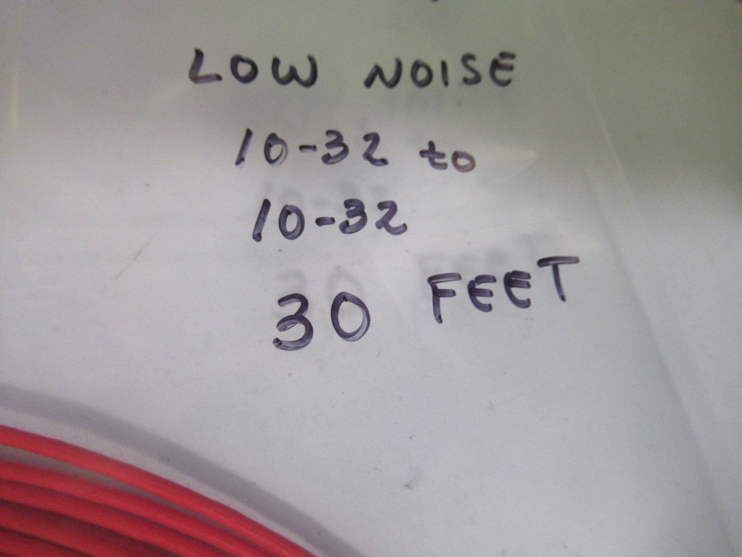 30ft CABLE for ACCELEROMETER SENSOR low noise 10-32 to 10-32 AS PICTURED T6-A-77