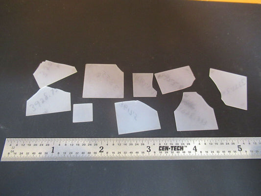 LOT kaputt AT-CUT RADIO SCHINKEN QUARZ PIEZOELEKTRISCHE BLANKS Piezo SENSOR &amp;FT-1-B-10