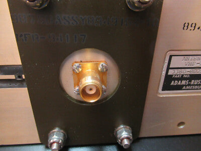 MIL SPEC ADAMS RUSSELL VHF-UHF AIRCRAFT BLADE ANTENNA AN/USM-638 RADAR #G1-A-26