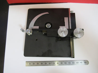 BAUSCH LOMB STAGE XY TABLE WORKS OK  MICROSCOPE PART AS PICTURED  S3-B-88