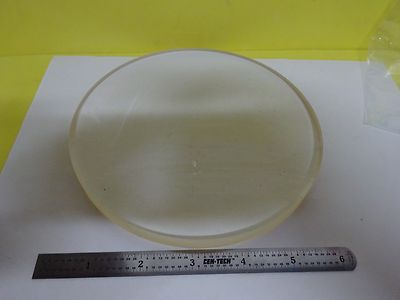 HUGE OPTICAL PLANO CONVEX LENS MIL SPEC LASER OPTICS AS IS BIN#X3-25