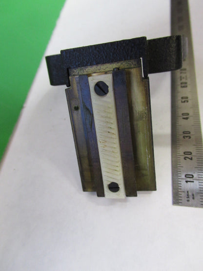 LEITZ GERMANY CONDENSER HOLDER SM HM LUX MICROSCOPE PART AS PICTURED X2-A-34