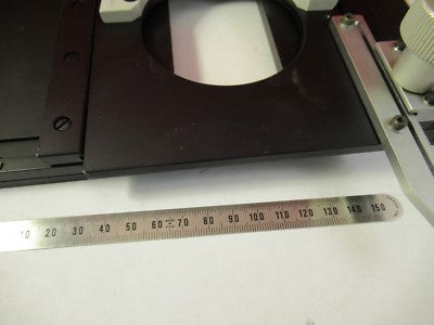 ZEISS GERMANY STAGE TABLE MICROMETER MICROSCOPE PART OPTICS AS PICTURED &FT-2-30
